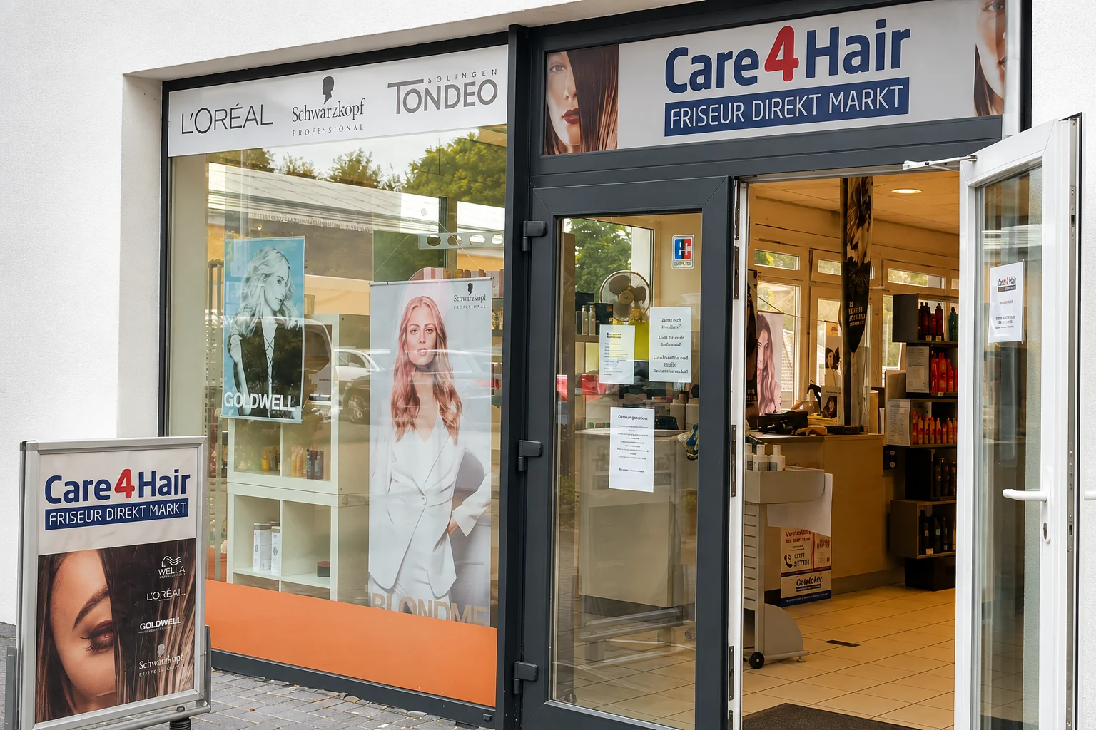 Care4Hair Fachmarkt Kriftel – Außenansicht